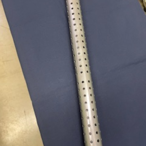 パイプ全周への穴あけ加工
